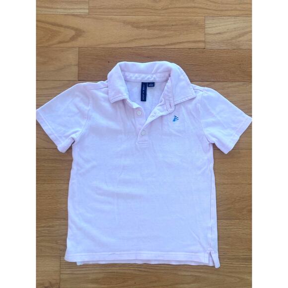 Janie and Jack Pink 100% Cotton Pique Polo Shirt Collared Age 6 Preppy Kids - Picture 2 of 6